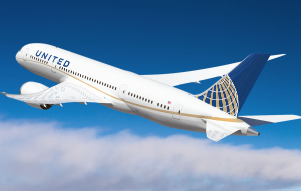 Boeing 737-800 авиакомпании United Airlines 