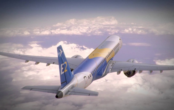Embraer E2 в небе 