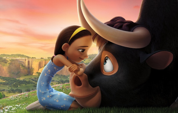 Персонажи нового мультфильма Фердинанд, 2017