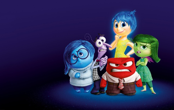 Главные персонажи эмоции мультфильм Головоломка 