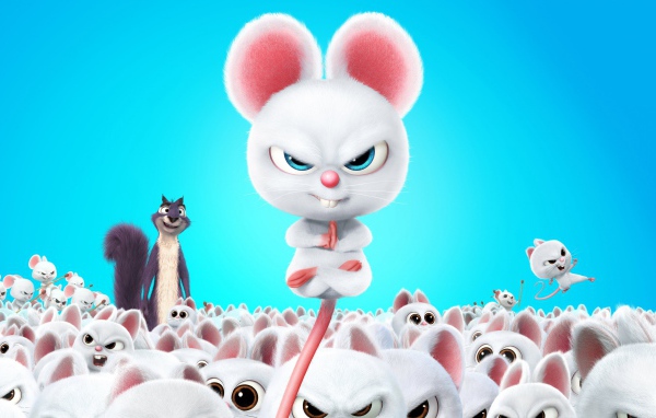 Белый крысенок Бадди мультфильм Реальная белка 2, 2017