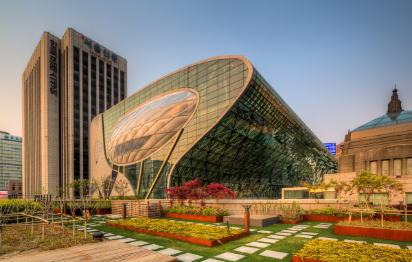 Корпус городской мэрии Seoul New City Hall, Южная Корея 