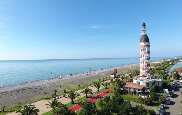 Шикарный вид на Черное море Батумский бульвар  