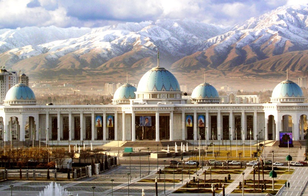 Дворец Рухыет город Ашхабад 