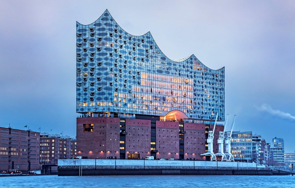 Уникальная Эльбская филармония, Гамбург, Германия 