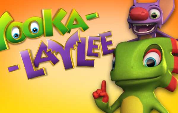 Хамелеон и летучая мышь главные персонажи игры Yooka-Laylee 2017 