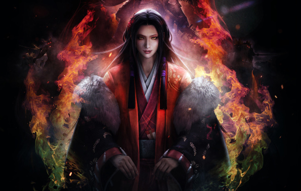 Персонаж компьютерной игры Nioh, Bloodshed's End, 2017