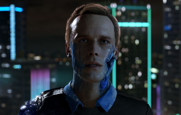 Connor персонаж игры Detroit Become Human 