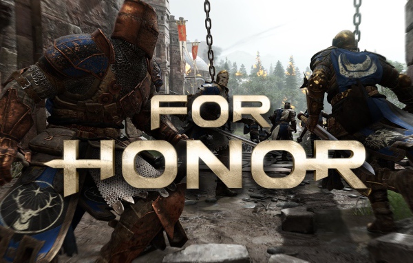 Заставка с названием игры For Honor 