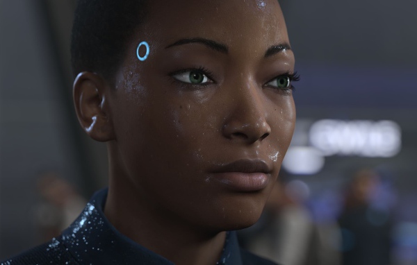 Женщина робот персонаж игры Detroit Become Human 