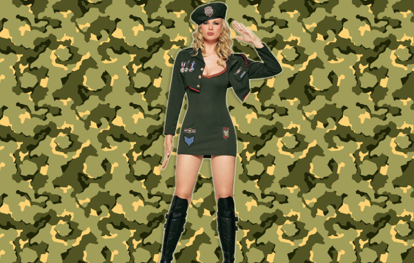 Настоящая защитница отечества 