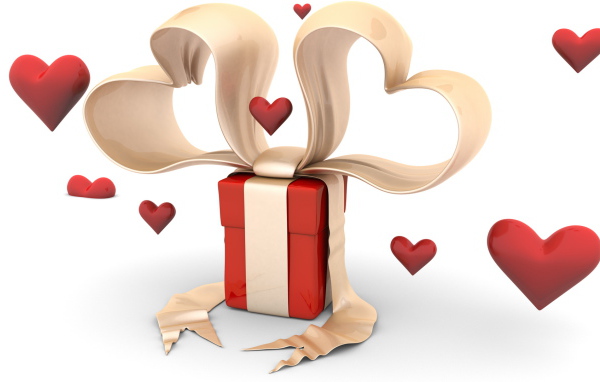 Наполненный любовью подарок на День Святого Валентина  