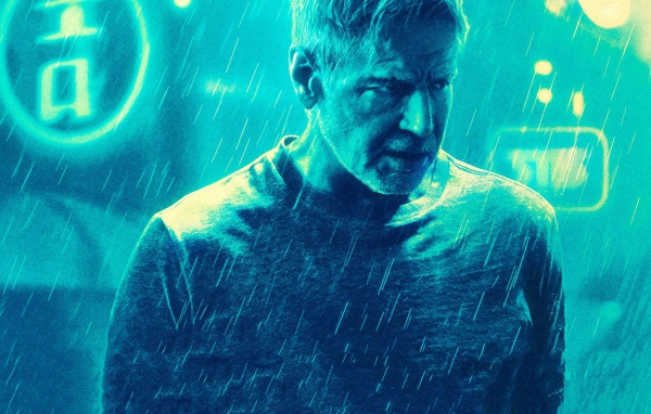 Актер Харрисон Форд в фильме  Бегущий по лезвию 2049, 2017 года