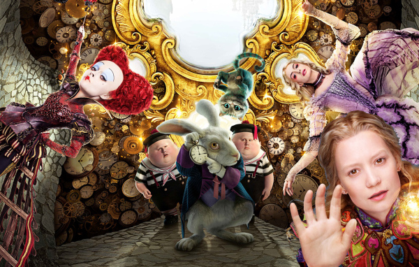Главные герои фильма Алиса в Зазеркалье 