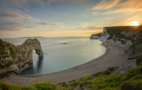 Арка Дердл-Дор на закате солнца