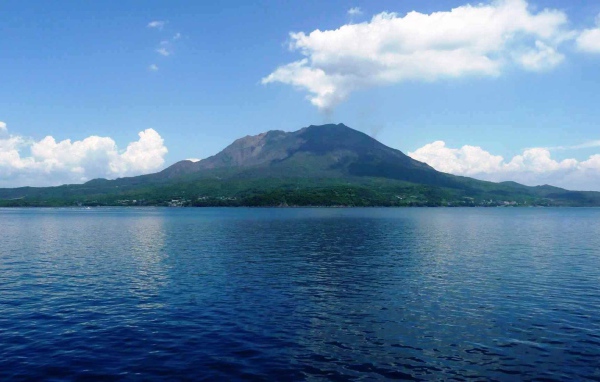 Вулкан Сакурадзима, Япония 