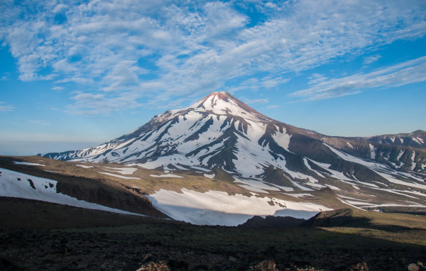 Вулкан Авачинская сопка, Камчатка  