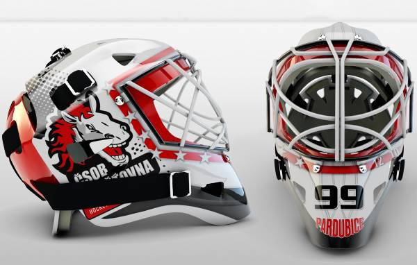 Хоккейный вратарский шлем 