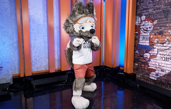 Талисман ЧМ по футболу 2018 волк Забивака 