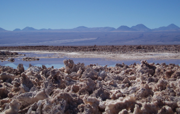 Солончак Салар-де-Атакама, Чили 