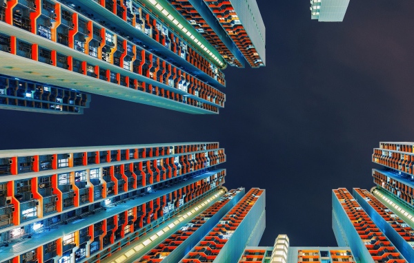 Гипнотизирующие небоскребы Гонконга  