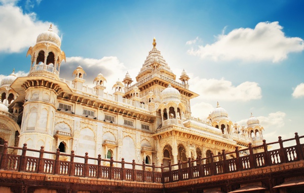 Мавзолей Jaswant Thada, город Джодхпур, Индия 