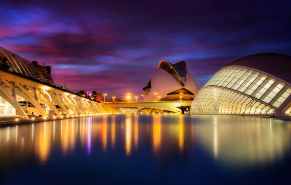 Красивый город искусств и наук Валенсия Испания 