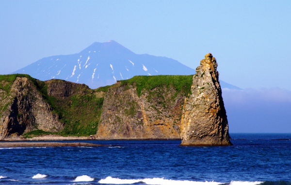 Остров Кунашир, Курильские острова. Россия 