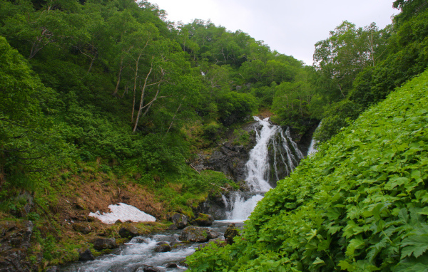 Сосновский водопад Камчатка, Россия 