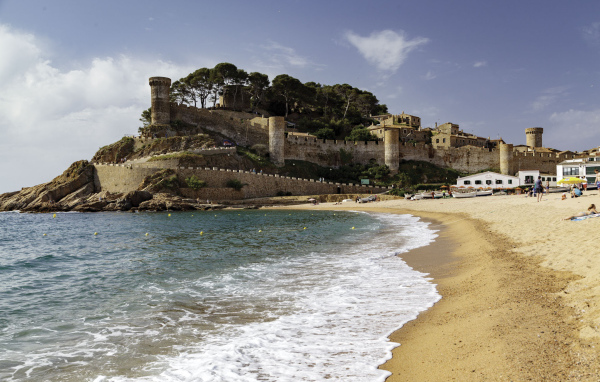 Крепость Вила Велья, Коста Брава. Испания 