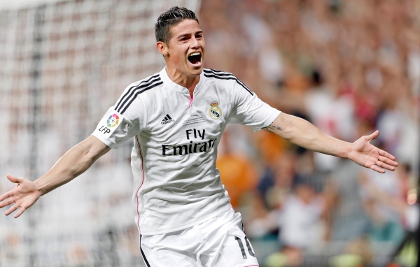 Хамес Родригес полузащитник клуба Реал Мадрид 