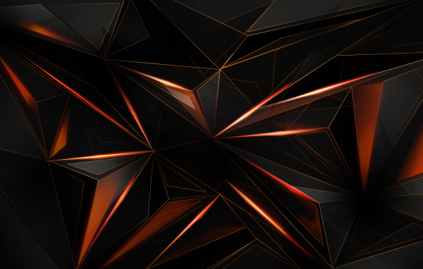 Абстрактные черные фигуры