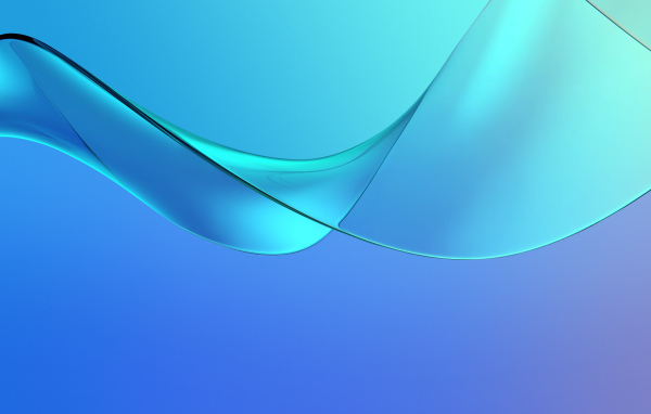 Голубая абстрактная волна на голубом фоне