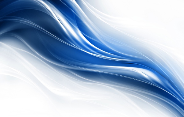 Голубые и белые волнистые линии 3д графика