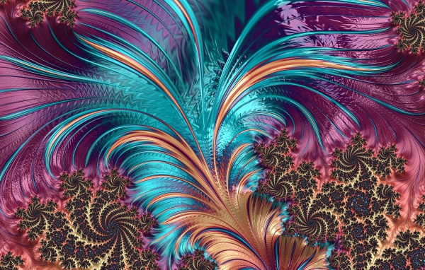 Разноцветный абстрактный рисунок