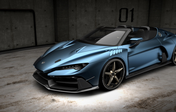 Красивый дорогой автомобиль Italdesign Zerouno 2018