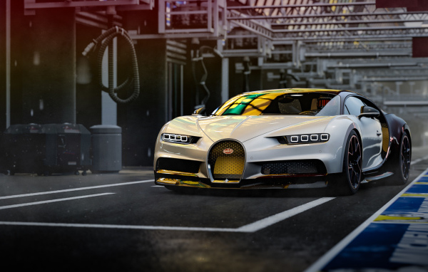 Спортивный автомобиль Bugatti Chiron 1500