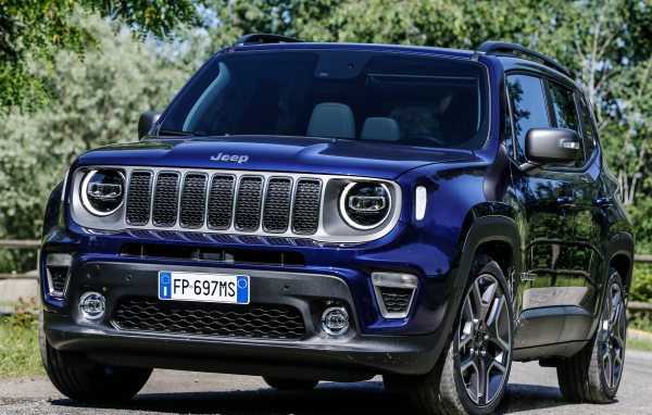 Черный Jeep Renegade Limited 2018