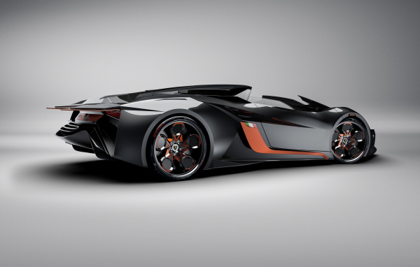 Дорогой спортивный Lamborghini Diamante Concept,  2019 года вид сбоку