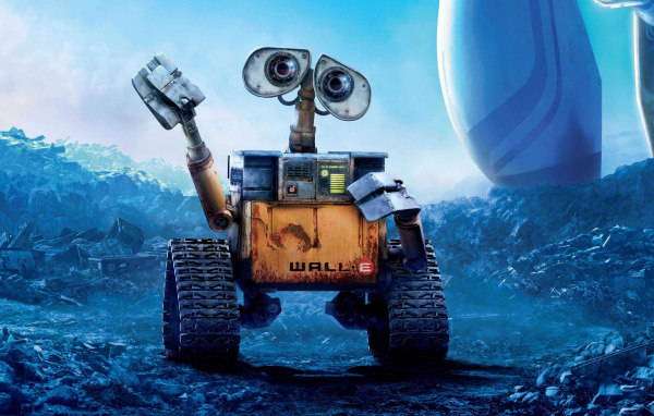 Робот Валли из мультфильма, постер