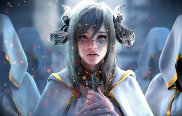 Девушка демон, фэнтези