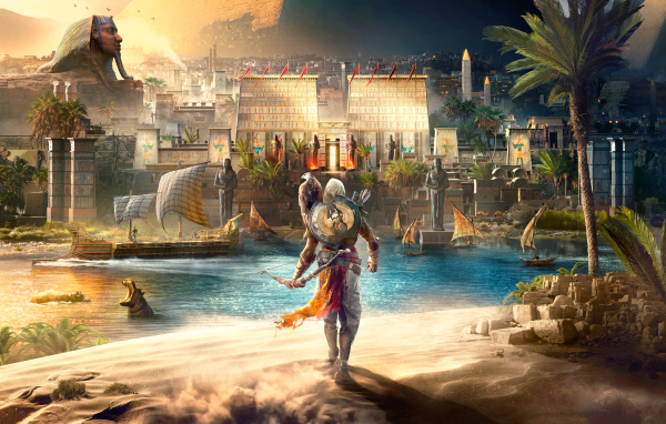 Кадр компьютерной игры Assassin's Creed Odyssey, 2018