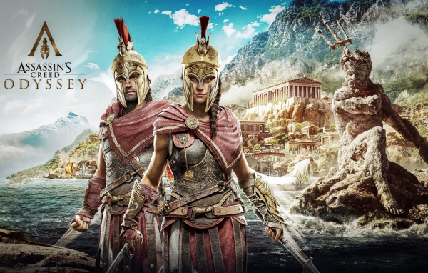 Постер компьютерной игры Assassin's Creed Odyssey, 2018