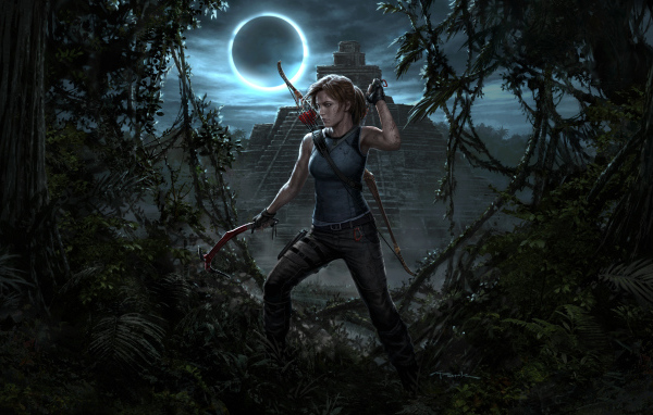 Лара Крофт персонаж компьютерной игры Shadow Of The Tomb Raider, 2018