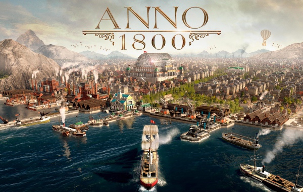 Постер новой компьютерной игры Anno 1800, 2019