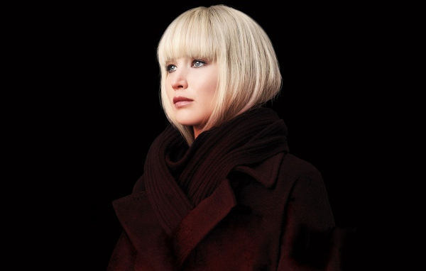 Актриса Дженнифер Лоуренс в фильме Красный воробей, 2018