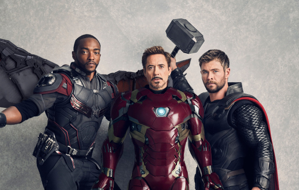 Супергерои фантастического фильма Мстители. Война бесконечности. Часть 1, 2018