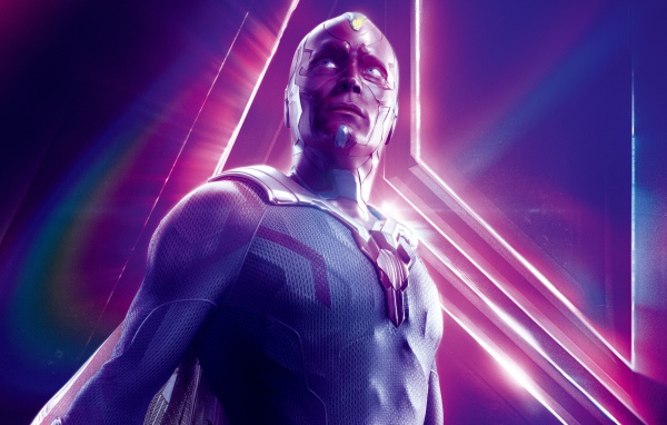 Вижен персонаж фильма Мстители: Война бесконечности