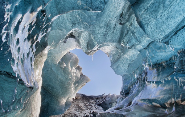 Красивый ледник Ватнайёкюдль, Исландия