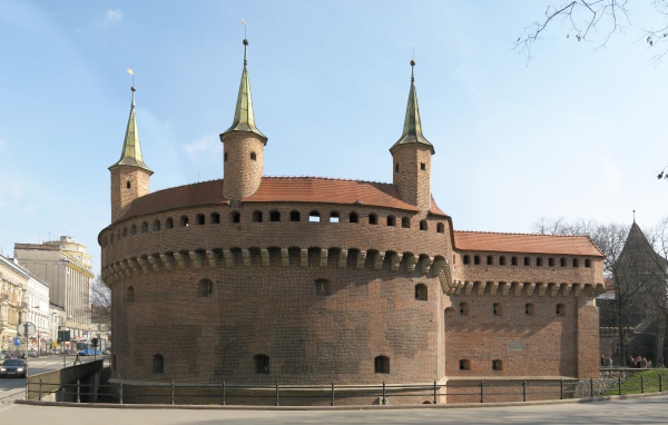 Сооружение Барбакан, Варшава. Польша